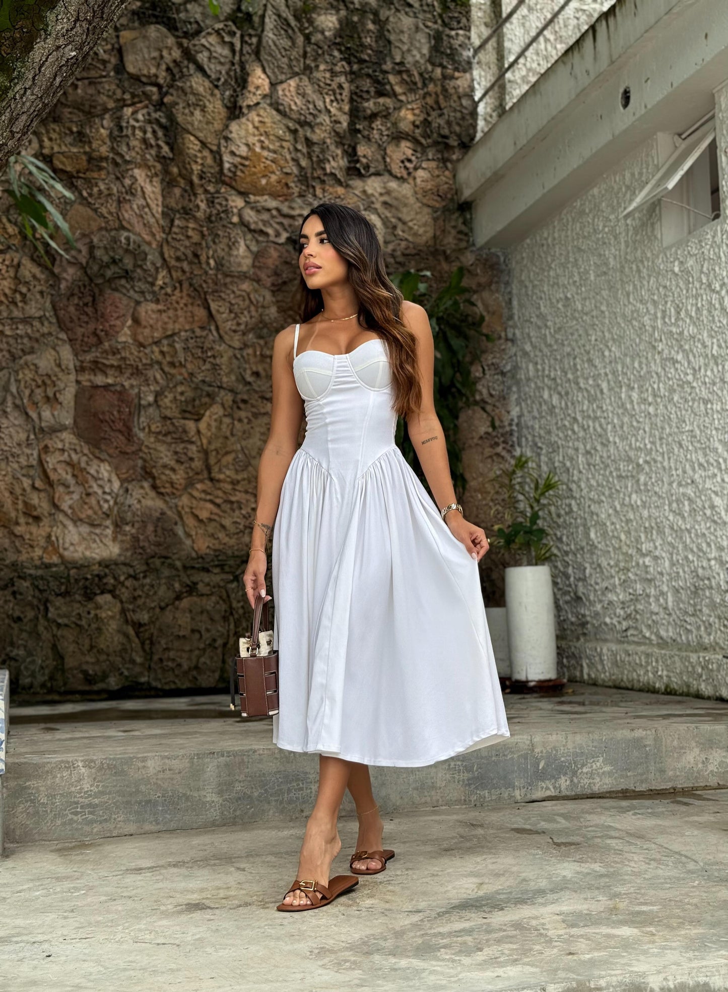 VESTIDO PALMERA BLANCA